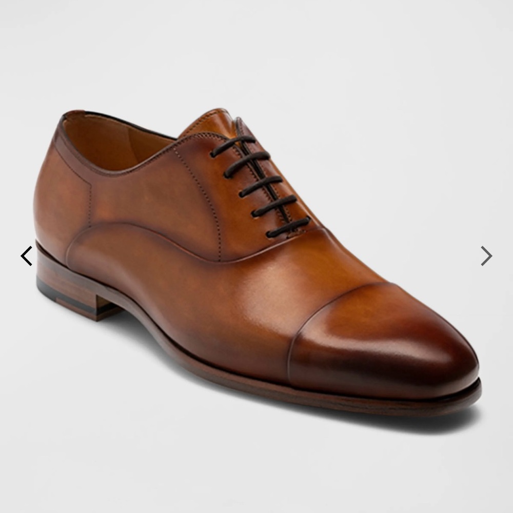 Magnanni Men’s Segovia Cap-Toe Leather Oxfords Dress Shoes - 10.5